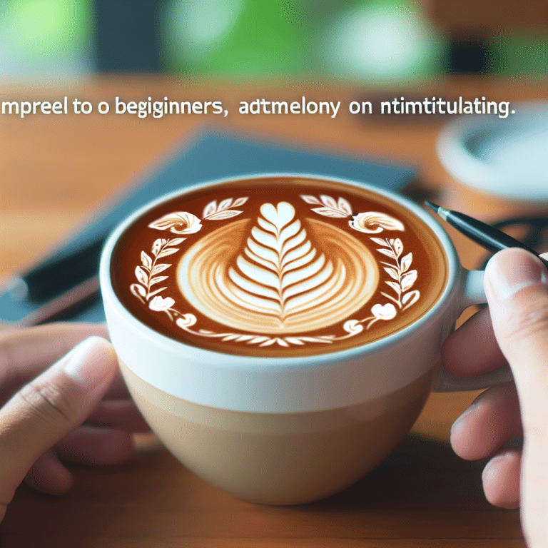 Latte Art for Beginners