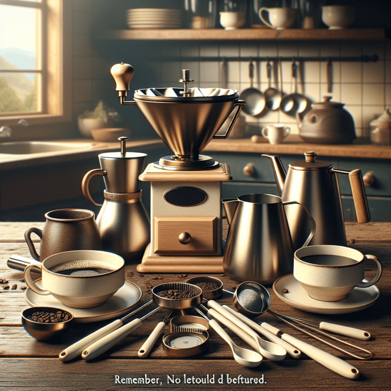  "A Coffee Enthusiast's Essential Tools