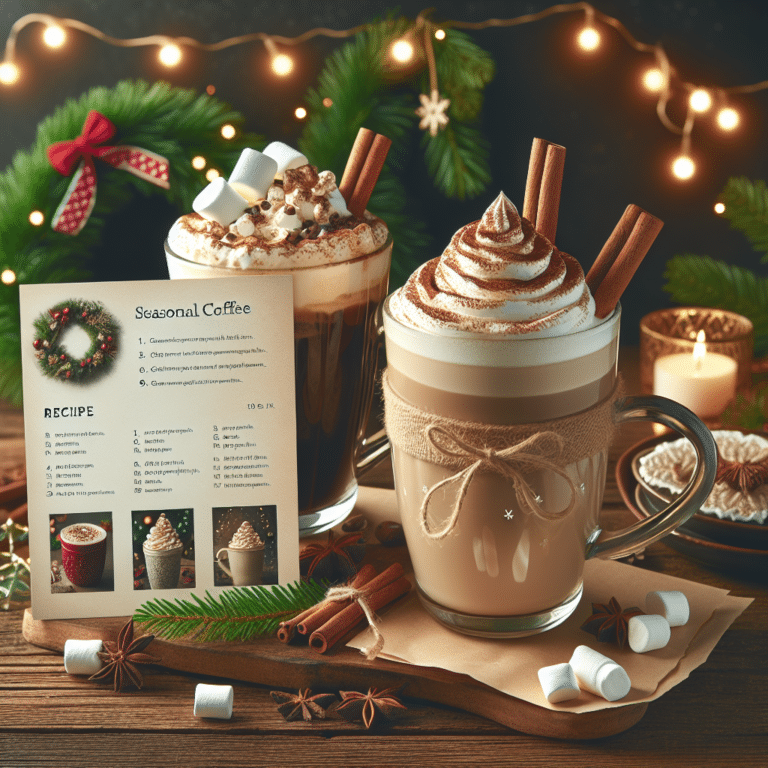 Festive Delights: Seasonal Coffee Drink Recipes